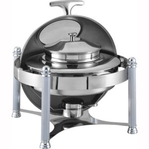 round roll top chafing dish