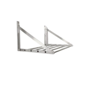 stainless steel foldable wall amounted shelf